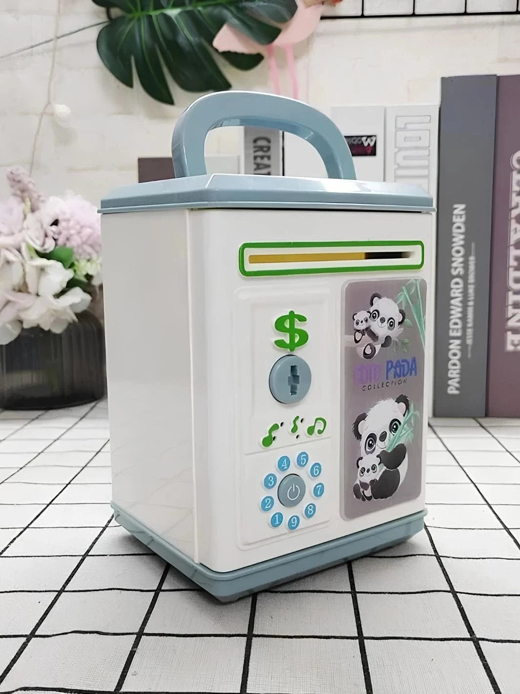 Tirelire électronique avec mot de passe