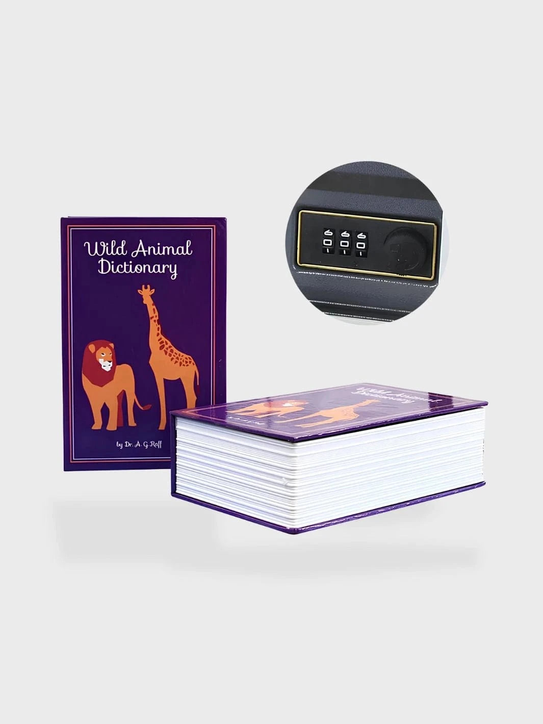 Tirelire livre à code Violet