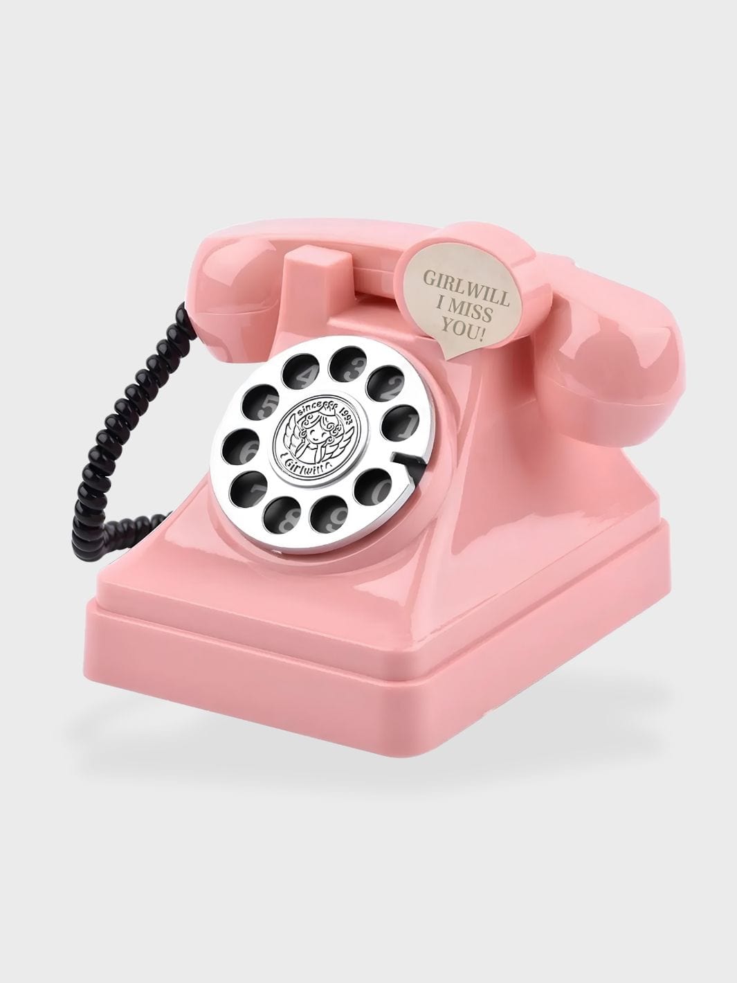 Tirelire téléphone Rose