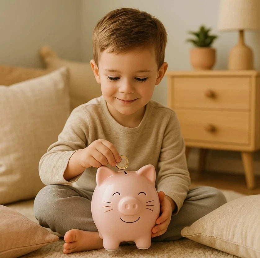 Vegena Voiture Tirelire Électronique pour Enfants Garçon - Camion Blindé Tirelire Cochon Magique avec Serrure à Code, Carte Bancaire, Alarme Anti-Vol et Effets Sonores Vegena Voiture Tirelire Électronique pour Enfants Garçon - Camion Blindé Tirelire Cochon Magique avec Serrure à Code, Carte Bancaire, Alarme Anti-Vol et Effets Sonores