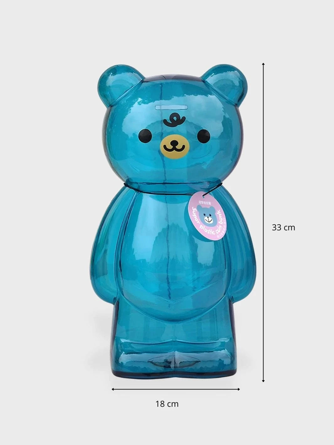 Grande tirelire Ours Bleu