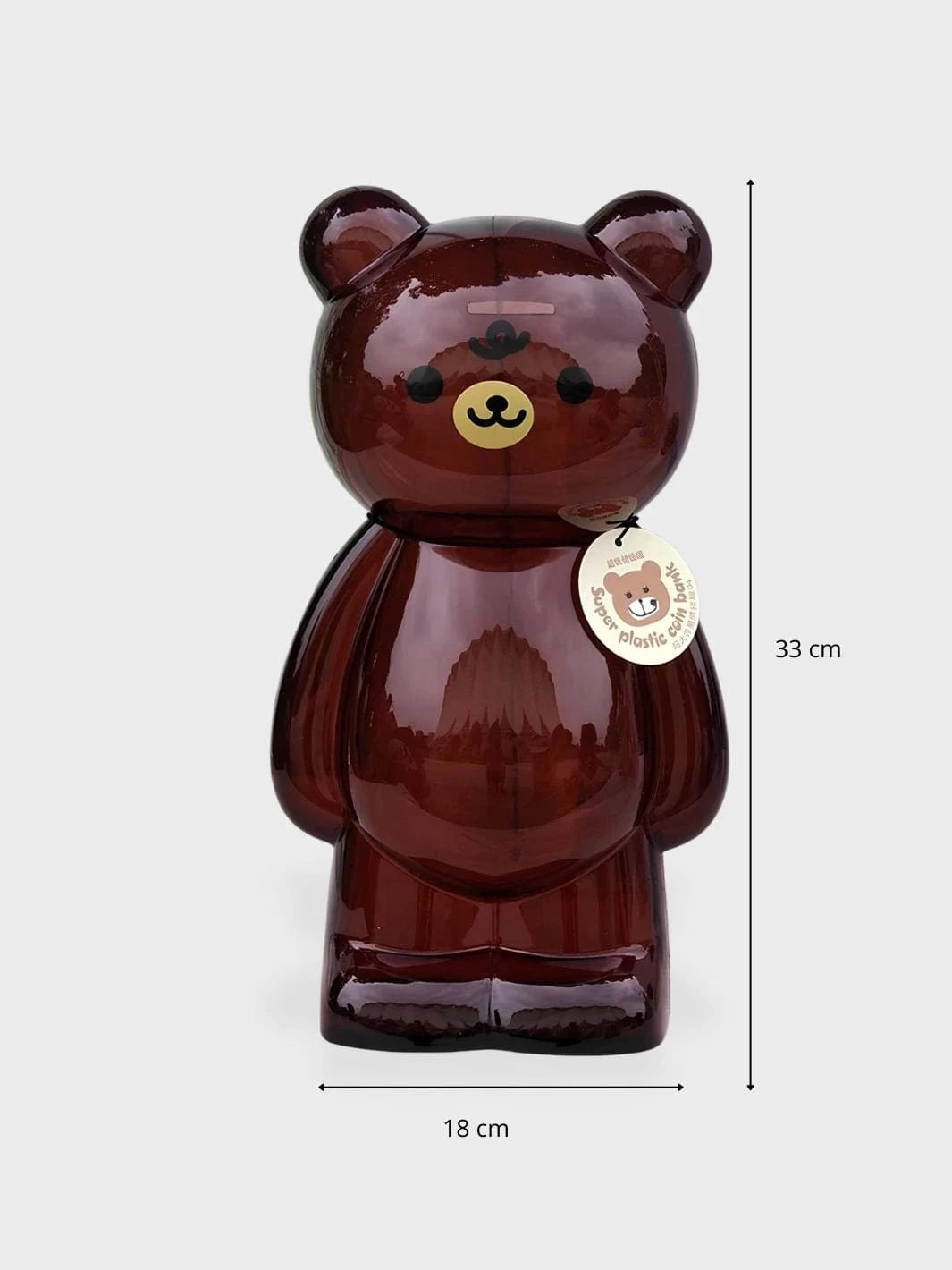 Grande tirelire Ours Marron