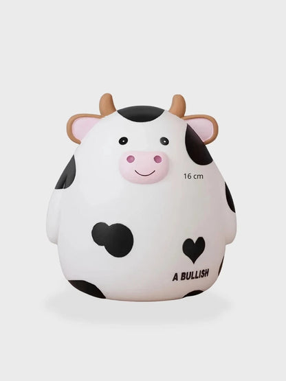 Grosse tirelire vache Blanc