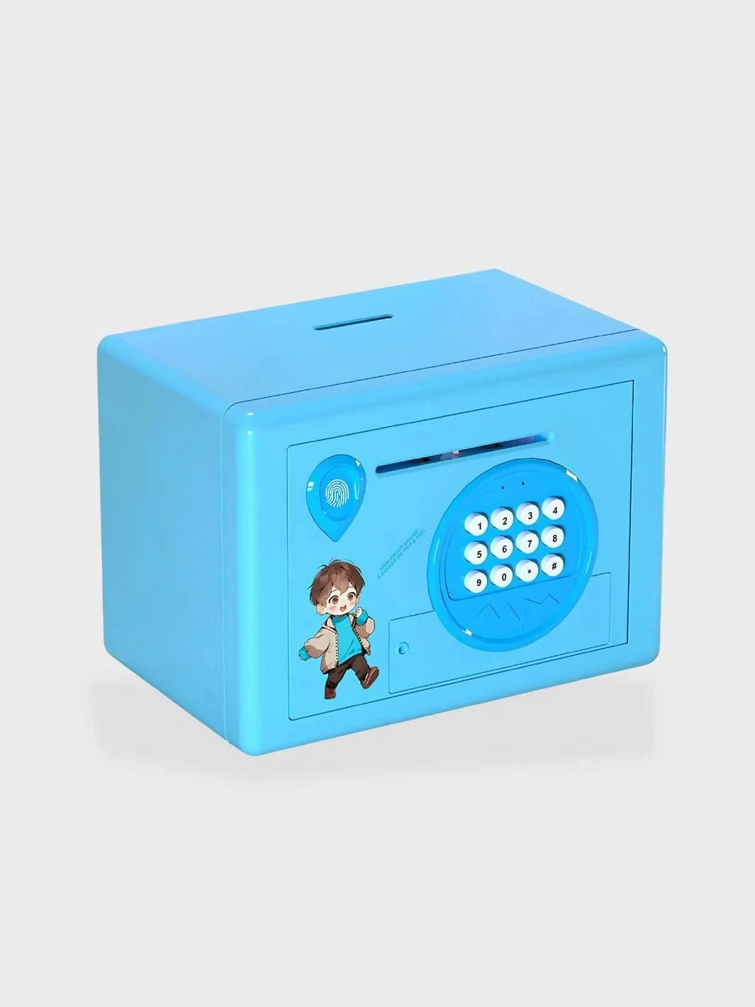 Tirelire à code Bleu