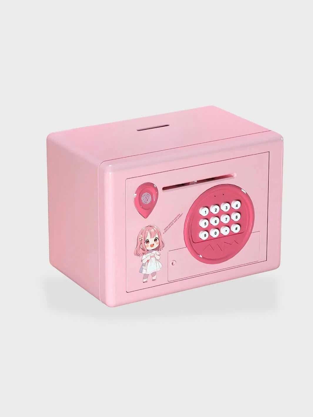 Tirelire à code Rose