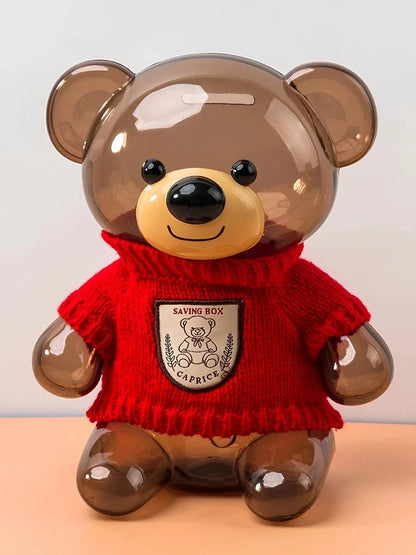 Tirelire bébé Ours Rouge