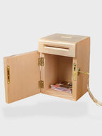 Tirelire bois artisanale