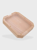 Tirelire bois transparente