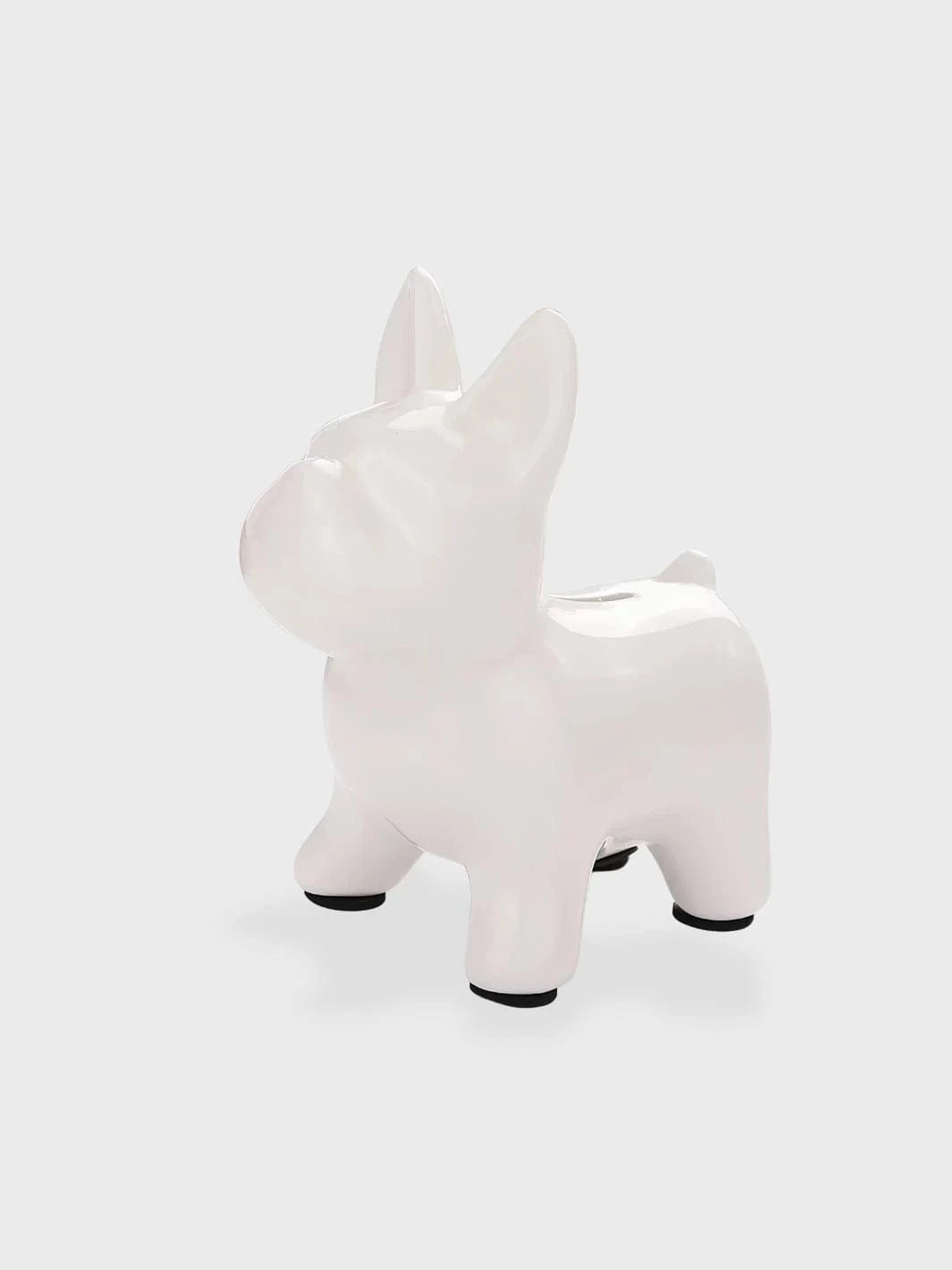 Tirelire Bouledogue Blanc