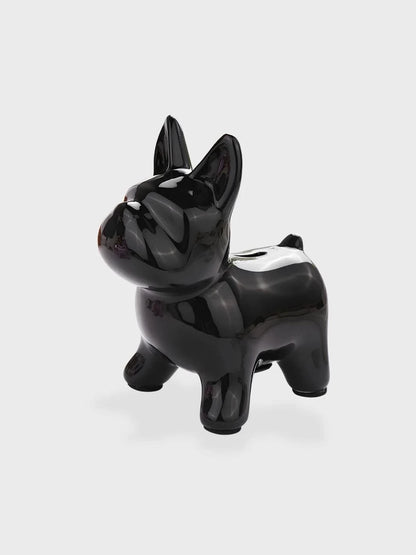Tirelire Bouledogue Noir