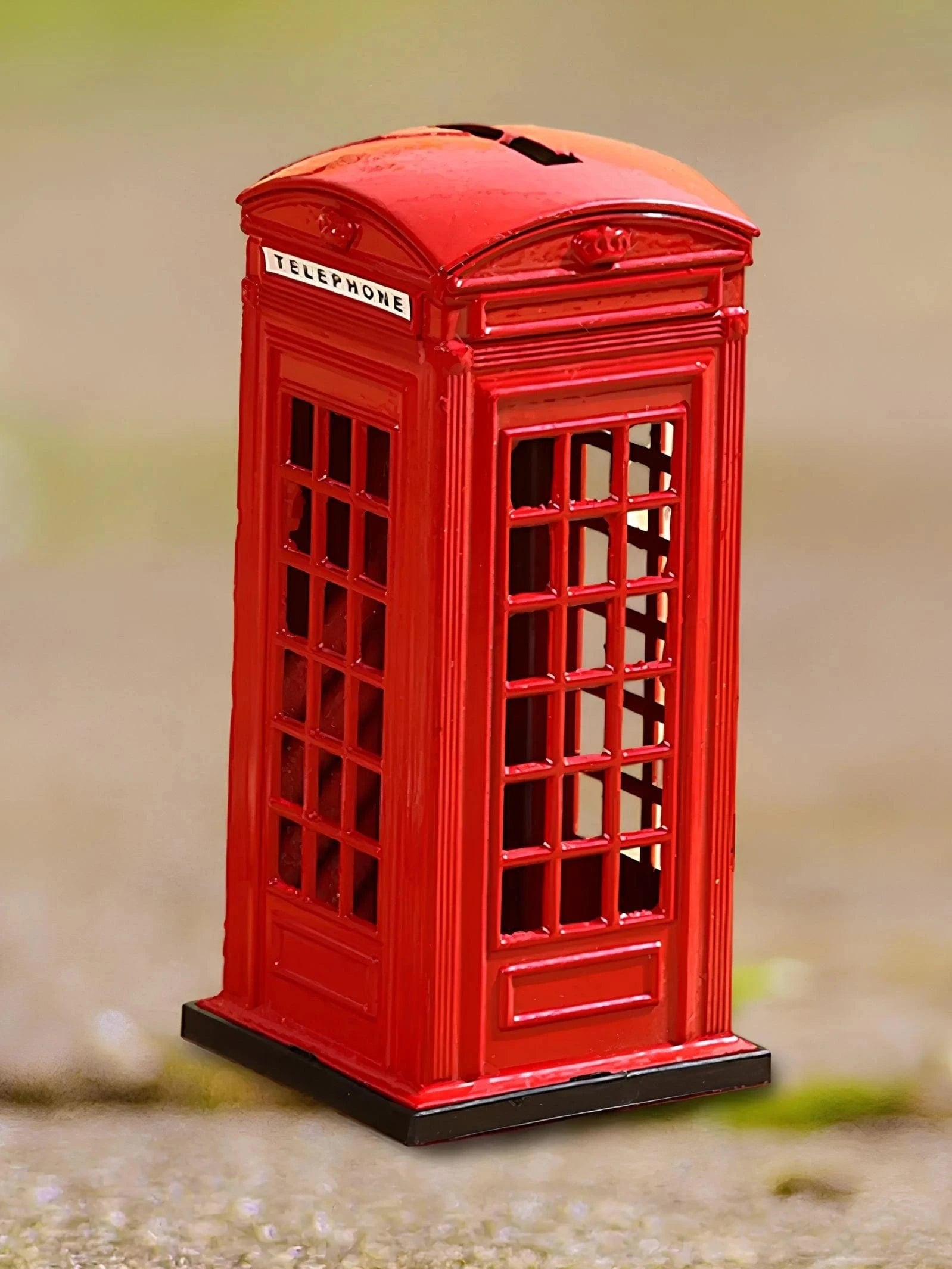 Tirelire cabine téléphonique anglaise