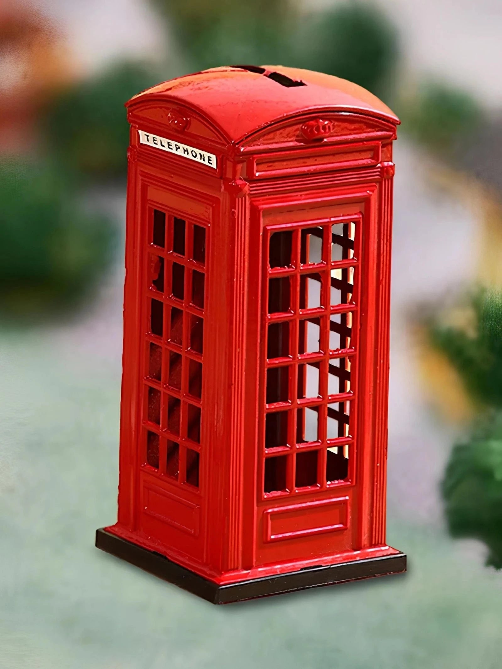 Tirelire cabine téléphonique anglaise