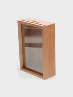 Tirelire cadre en bois