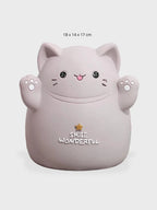 Tirelire Chat gris L