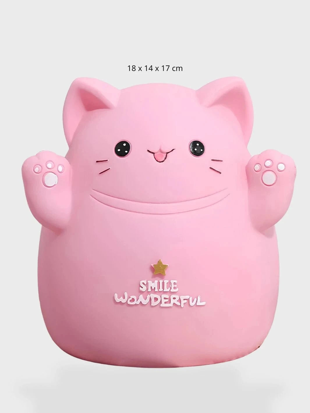 Tirelire Chat rose L