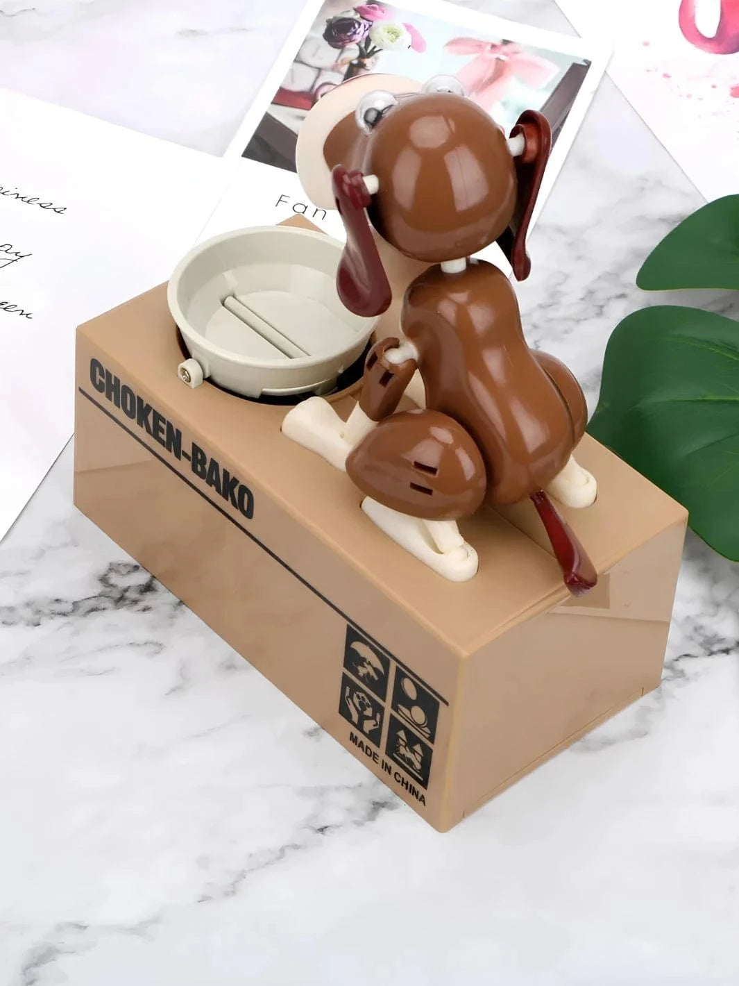 Tirelire chien voleur