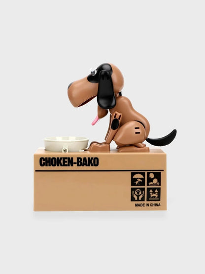 Tirelire chien voleur