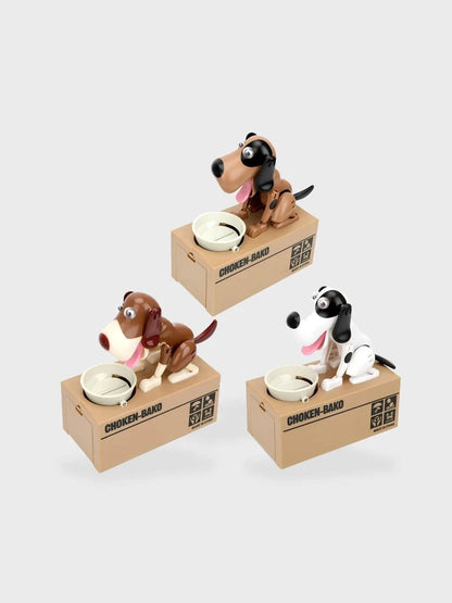 Tirelire chien voleur