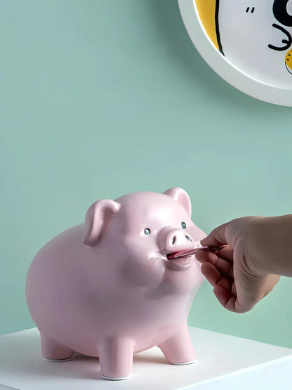 Tirelire cochon à casser