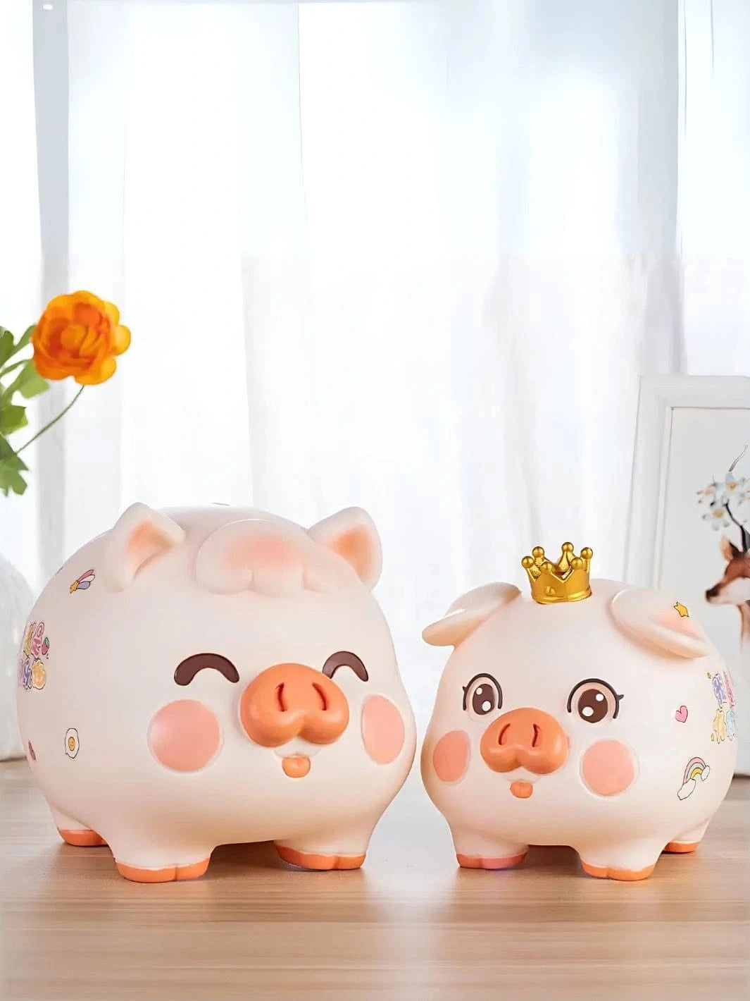 Tirelire cochon design