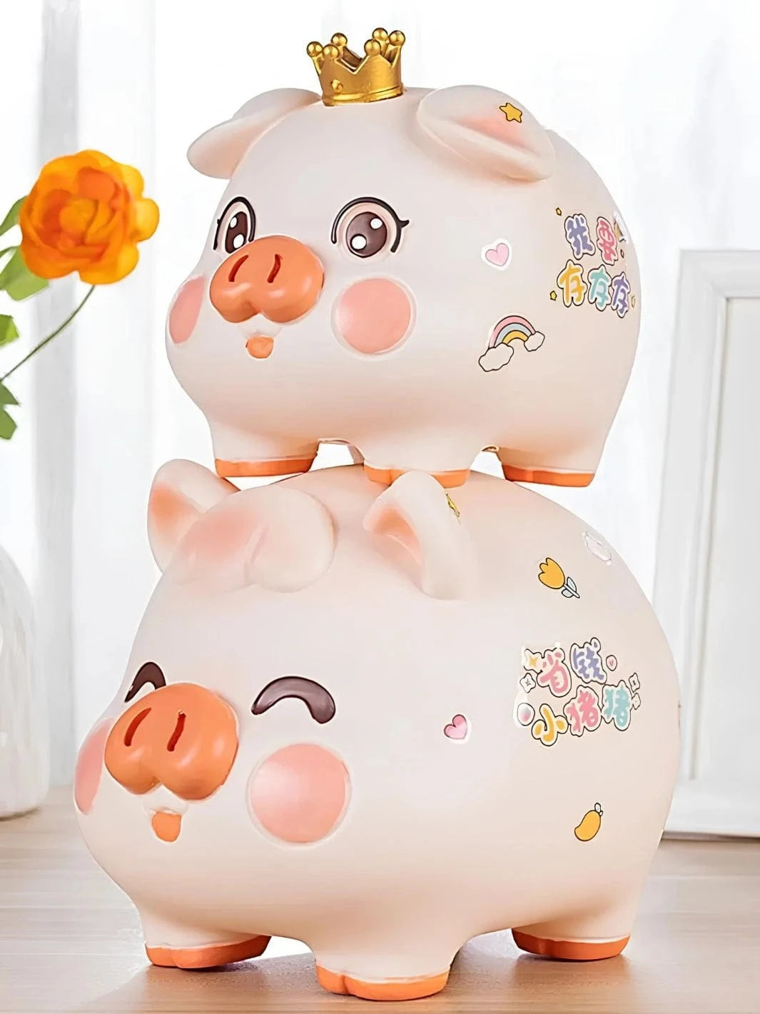 Tirelire cochon design