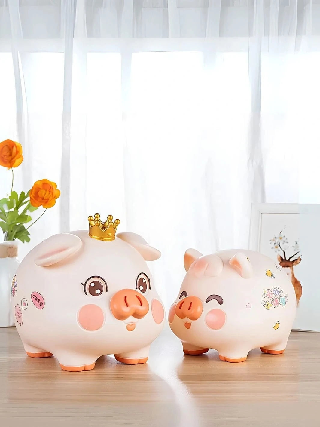 Tirelire cochon design