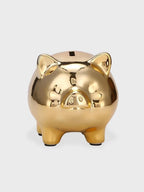 Tirelire cochon doré