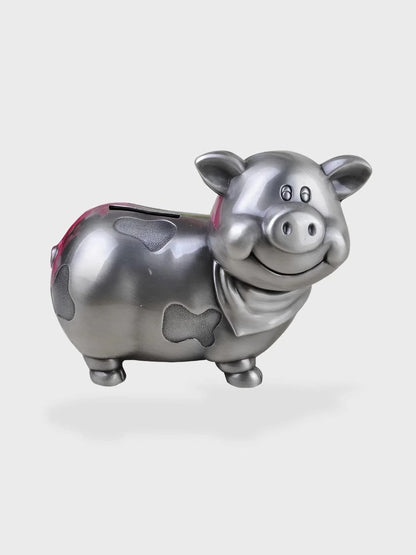 Tirelire cochon métal M