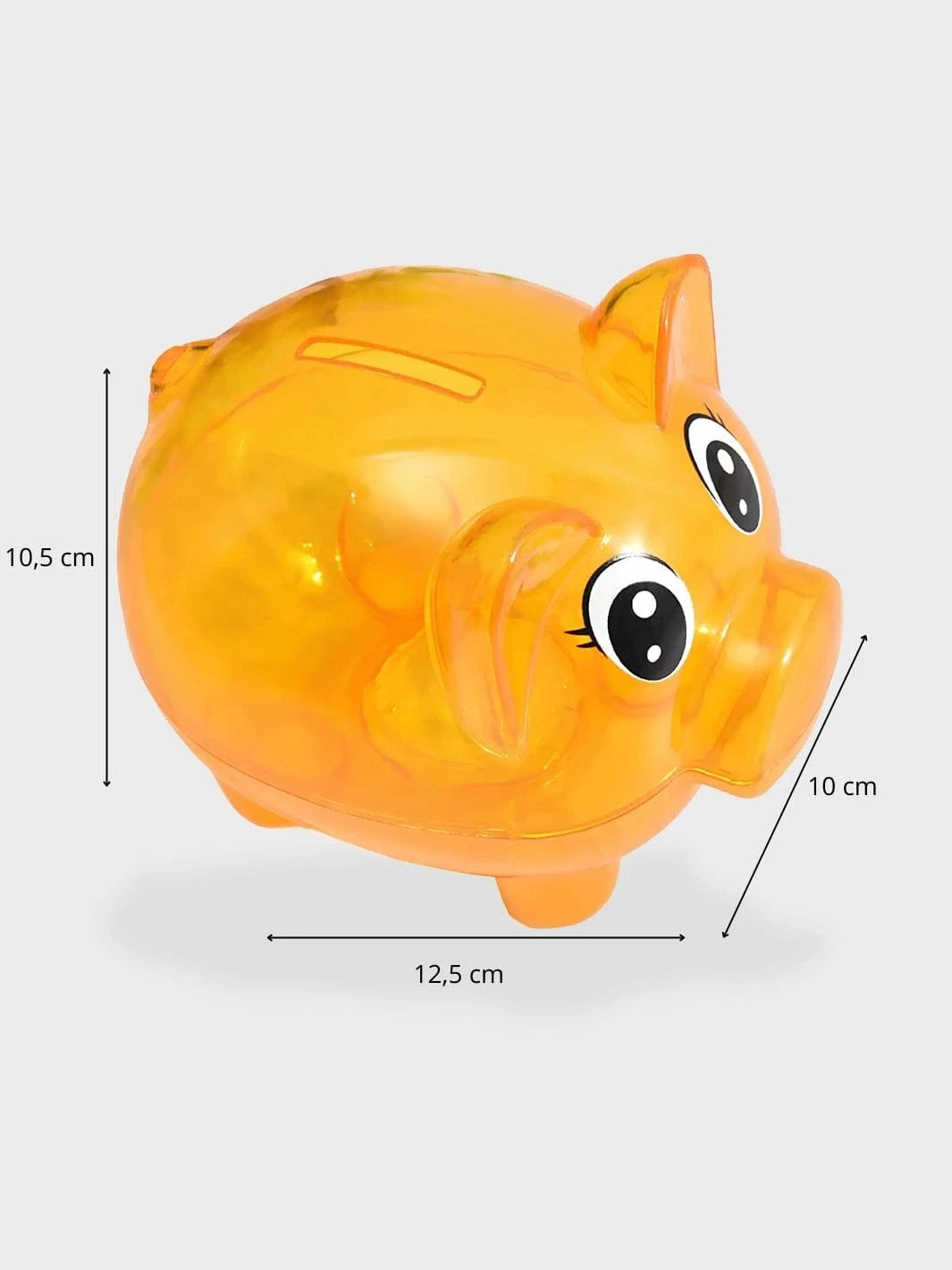 Tirelire cochon plastique