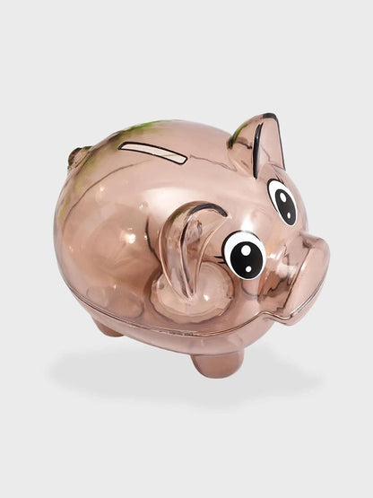 Tirelire cochon plastique Café