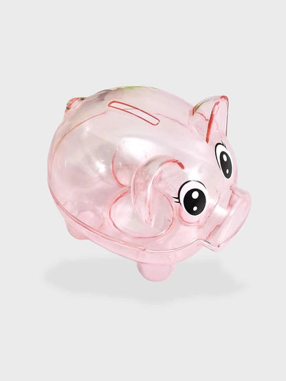 Tirelire cochon plastique Rose