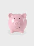 Tirelire cochon porcelaine Rose