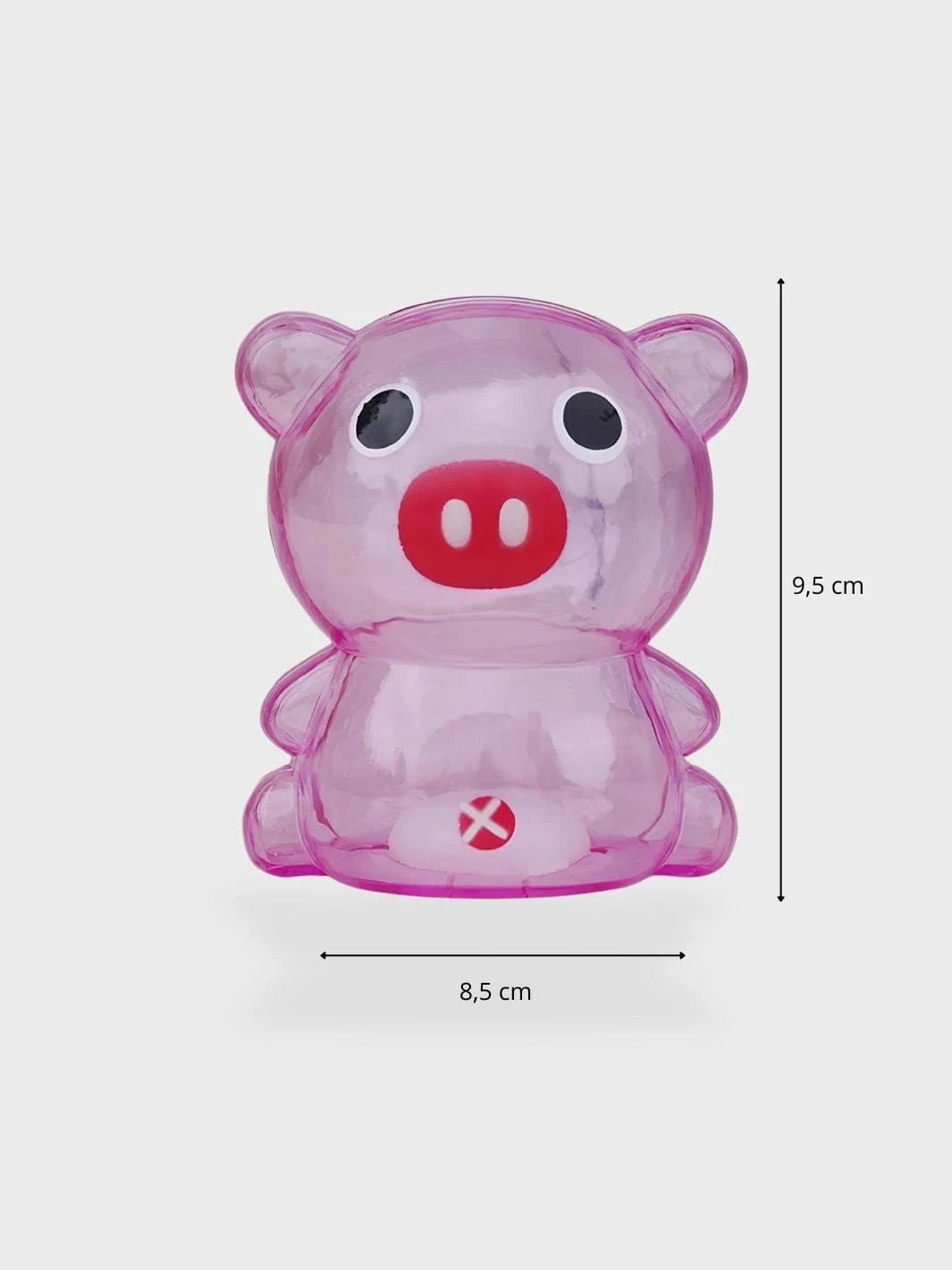 Tirelire Cochon rose transparente Enfant