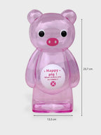 Tirelire Cochon rose transparente Père