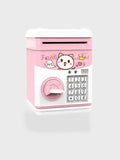 Tirelire coffre-fort avec code Rose