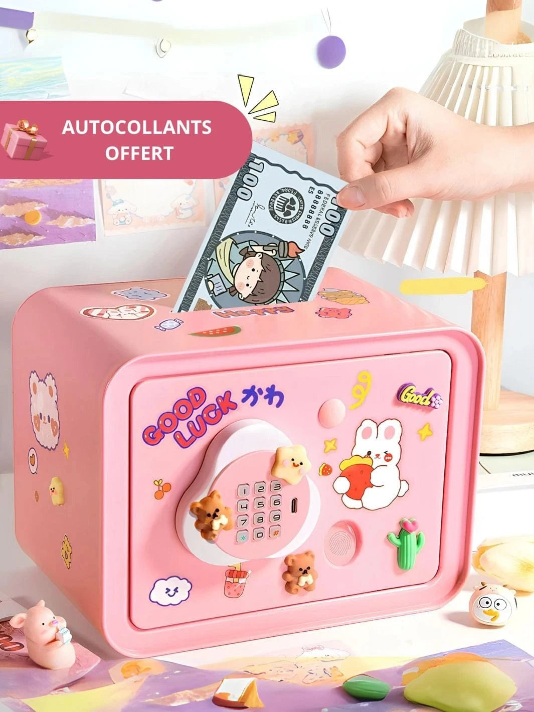 Tirelire coffre fort électronique