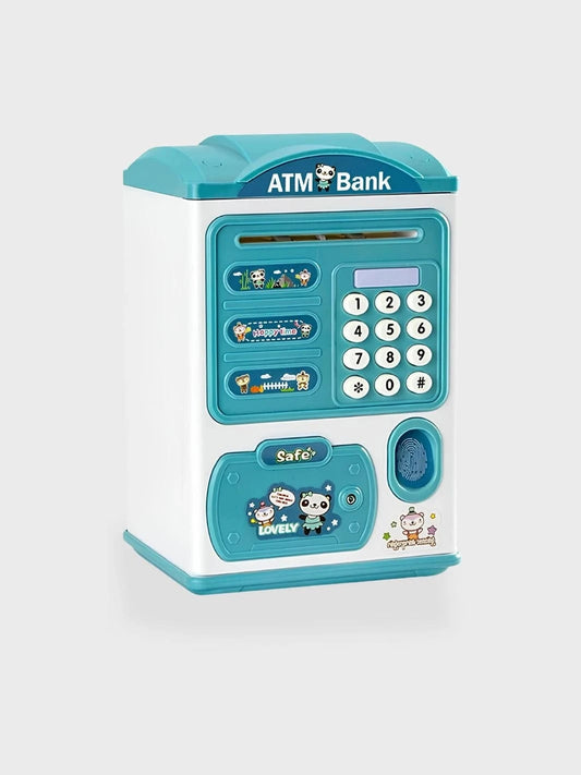 Tirelire électronique billet et pièce Vert