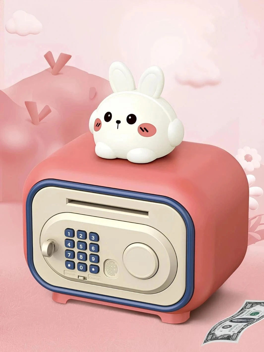Tirelire électronique billet Lapin