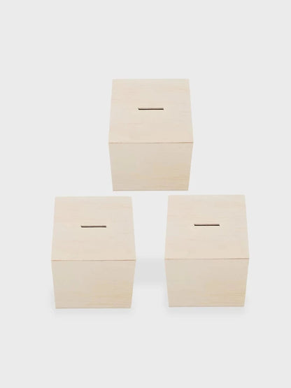 Tirelire en bois personnalisée