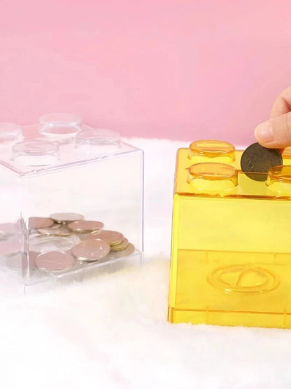 Tirelire en plastique