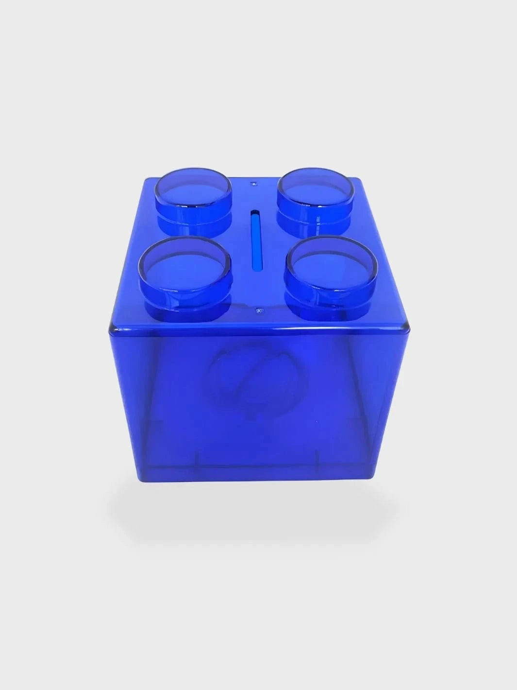 Tirelire en plastique Bleu