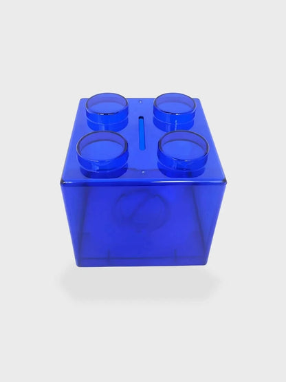 Tirelire en plastique Bleu