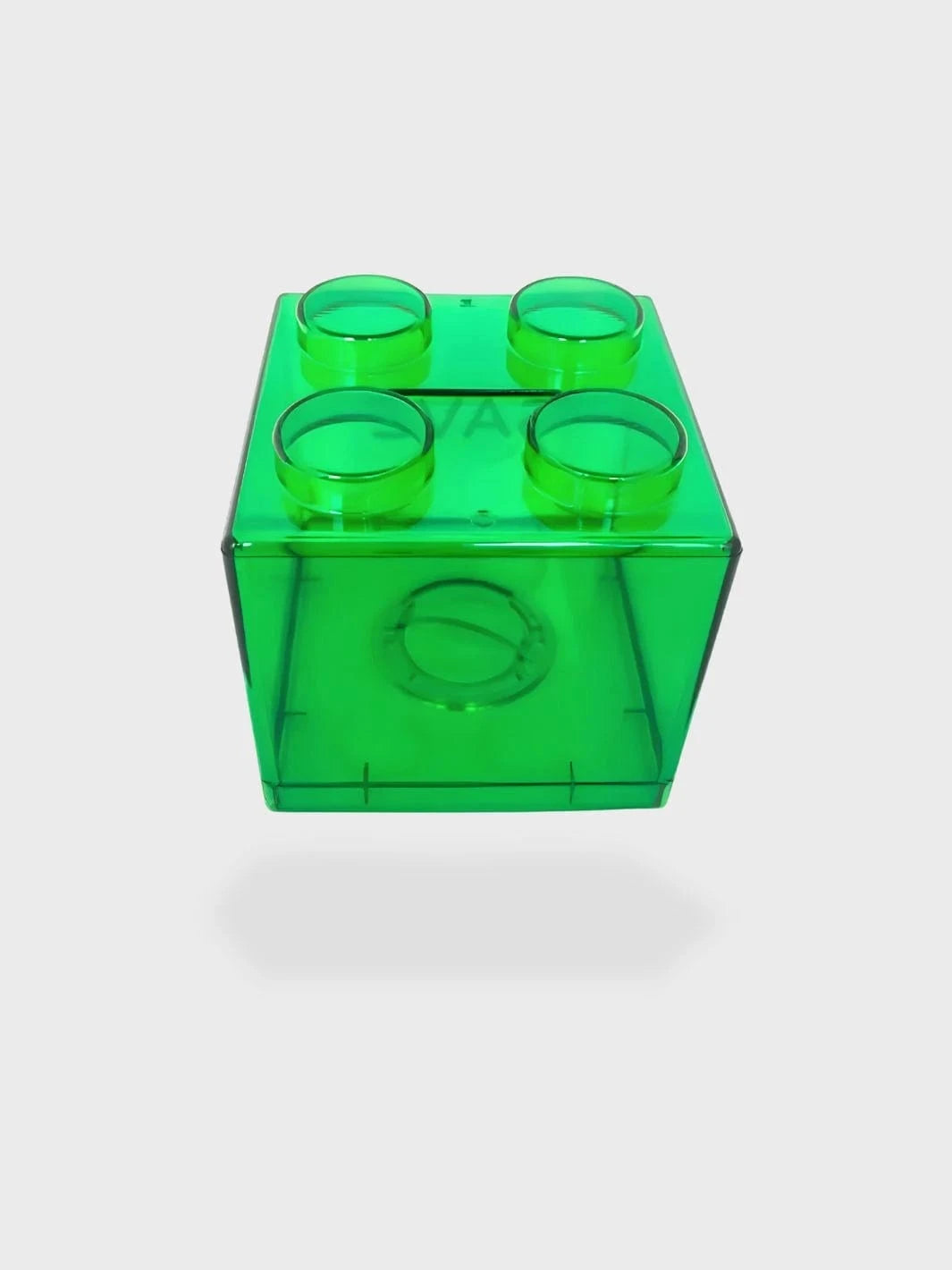 Tirelire en plastique Vert