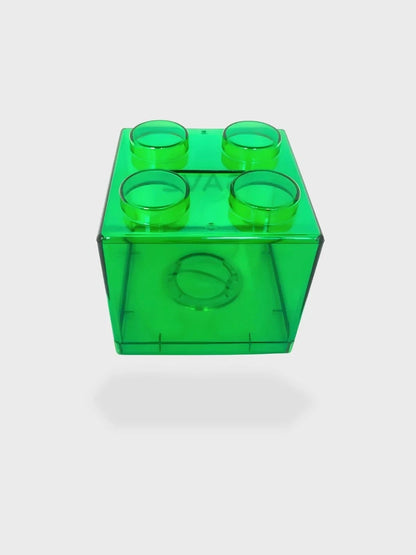 Tirelire en plastique Vert