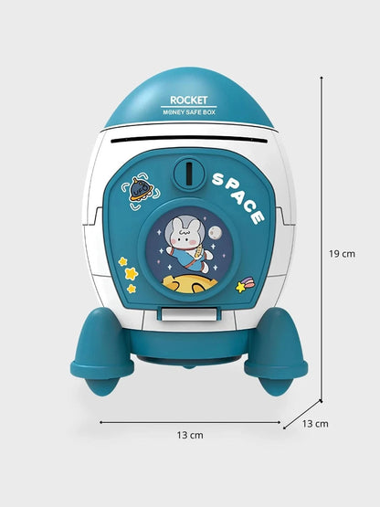 Tirelire fusée enfant