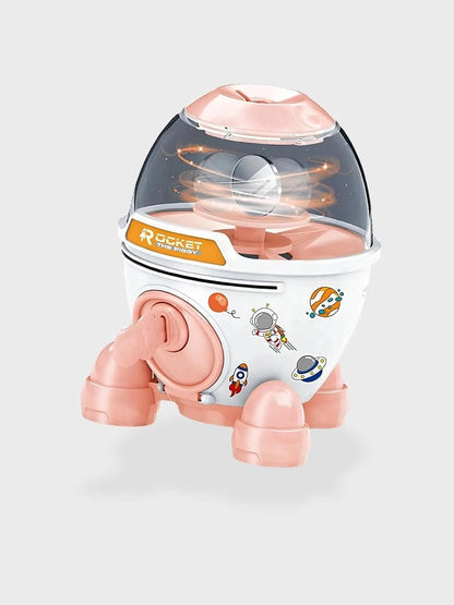 Tirelire fusée Rose