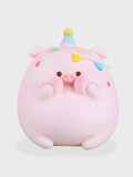 Tirelire gros cochon Bleu / 17 x 16 cm