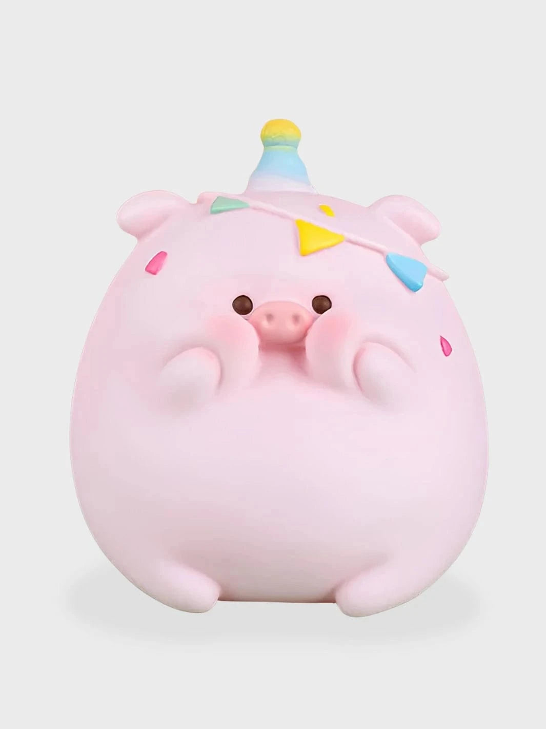 Tirelire gros cochon Bleu / 17 x 16 cm