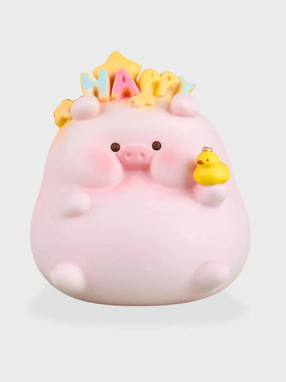 Tirelire gros cochon Jaune / 17 x 16 cm