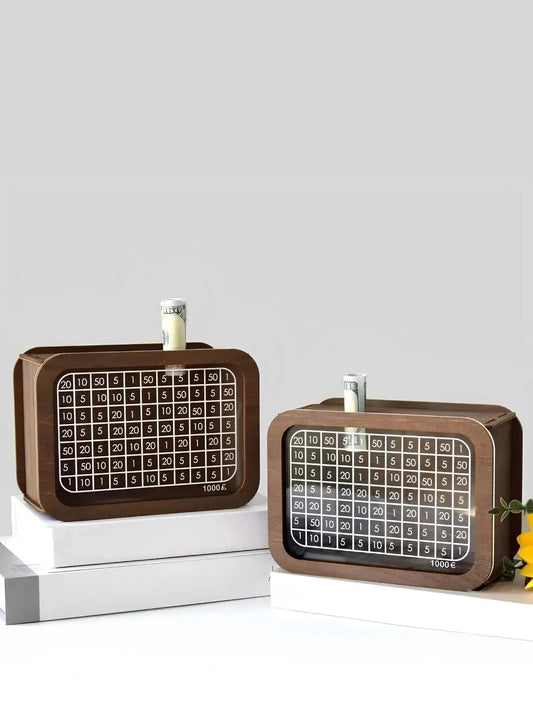 Tirelire japonaise transparente